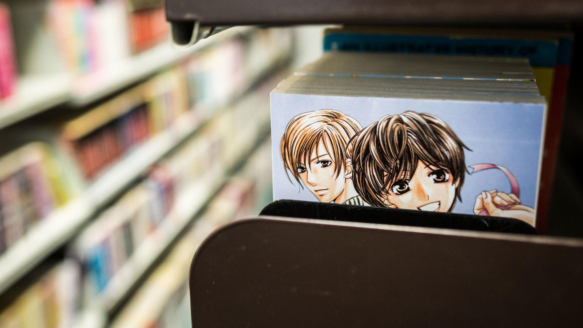 Manga-Comics sind am 02.09.2015 an der Goethe-Universität in Frankfurt am Main im Comic-Archiv des Instituts für Jugendbuchforschung zu sehen. Über 60.000 deutschsprachige Comic-Bücher und Hefte stehen in den Regalen und fast täglich kommen neue dazu. Manga-Comics sind am 02.09.2015 an der Goethe-Universität in Frankfurt am Main im Comic-Archiv des Instituts für Jugendbuchforschung zu sehen. Über 60.000 deutschsprachige Comic-Bücher und Hefte stehen in den Regalen und fast täglich kommen neue dazu.