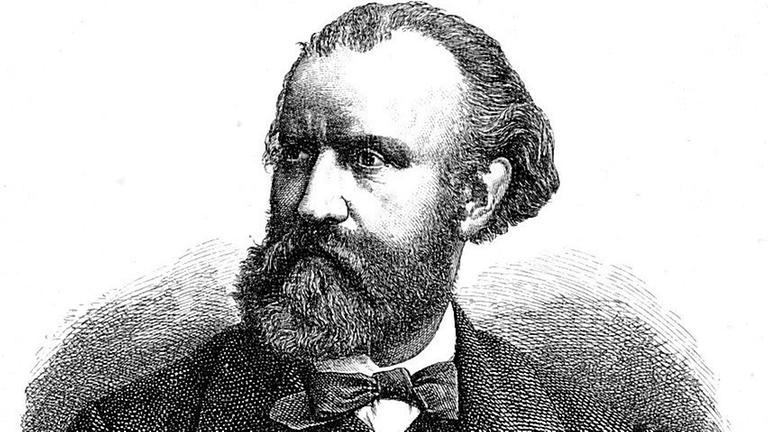 Das zeitgenössische Porträt zeigt den französischen Komponisten Charles Francois Gounod (1818-1893). Das zeitgenössische Porträt zeigt den französischen Komponisten Charles Francois Gounod (1818-1893).