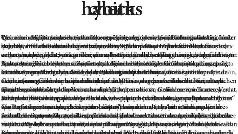 Auf dem Bild ist eine Ansicht aus dem Intro auf der Webseite des Projekts "Check your habitus" zu sehen. Ein Text von Daniela Dröscher, bei dem die einzelnen Worte und Zeilen jeweils mit anderen Worten überschrieben sind.
Auf dem Bild ist eine Ansicht aus dem Intro auf der Webseite des Projekts "Check your habitus" zu sehen. Ein Text von Daniela Dröscher, bei dem die einzelnen Worte und Zeilen jeweils mit anderen Worten überschrieben sind.