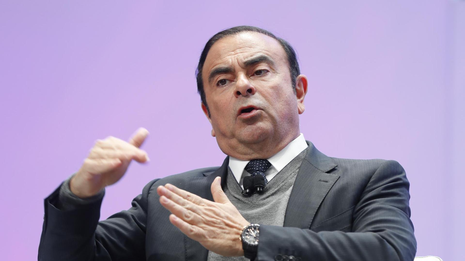 Carlos Ghosn, Ex-Vorstandsvorsitzender von Renault-Nissan-Mitsubishi Carlos Ghosn, Ex-Vorstandsvorsitzender von Renault-Nissan-Mitsubishi