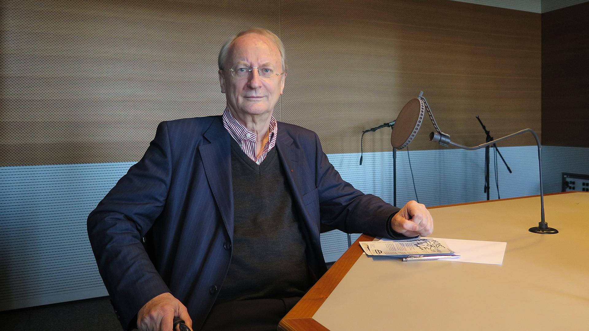Klaus Staeck,Präsident der Akademie der Künste Berlin, war zu Gast in unserer Sendung "Im Gespräch". Klaus Staeck,Präsident der Akademie der Künste Berlin, war zu Gast in unserer Sendung "Im Gespräch".