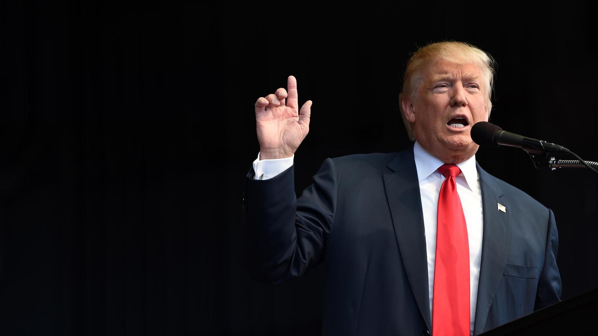 Der US-Präsidentschaftsbewerber der Republikaner, Donald Trump. Der US-Präsidentschaftsbewerber der Republikaner, Donald Trump.