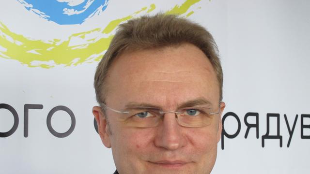 Der Bürgermeister von Lwiw (Lemberg) in der Ostukraine, Andri Sadowi.