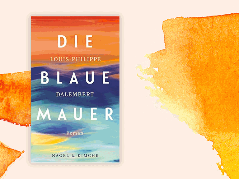 Cover des Romans von Louis-Philippe Dalembert mit dem Titel "Die blaue Mauer".