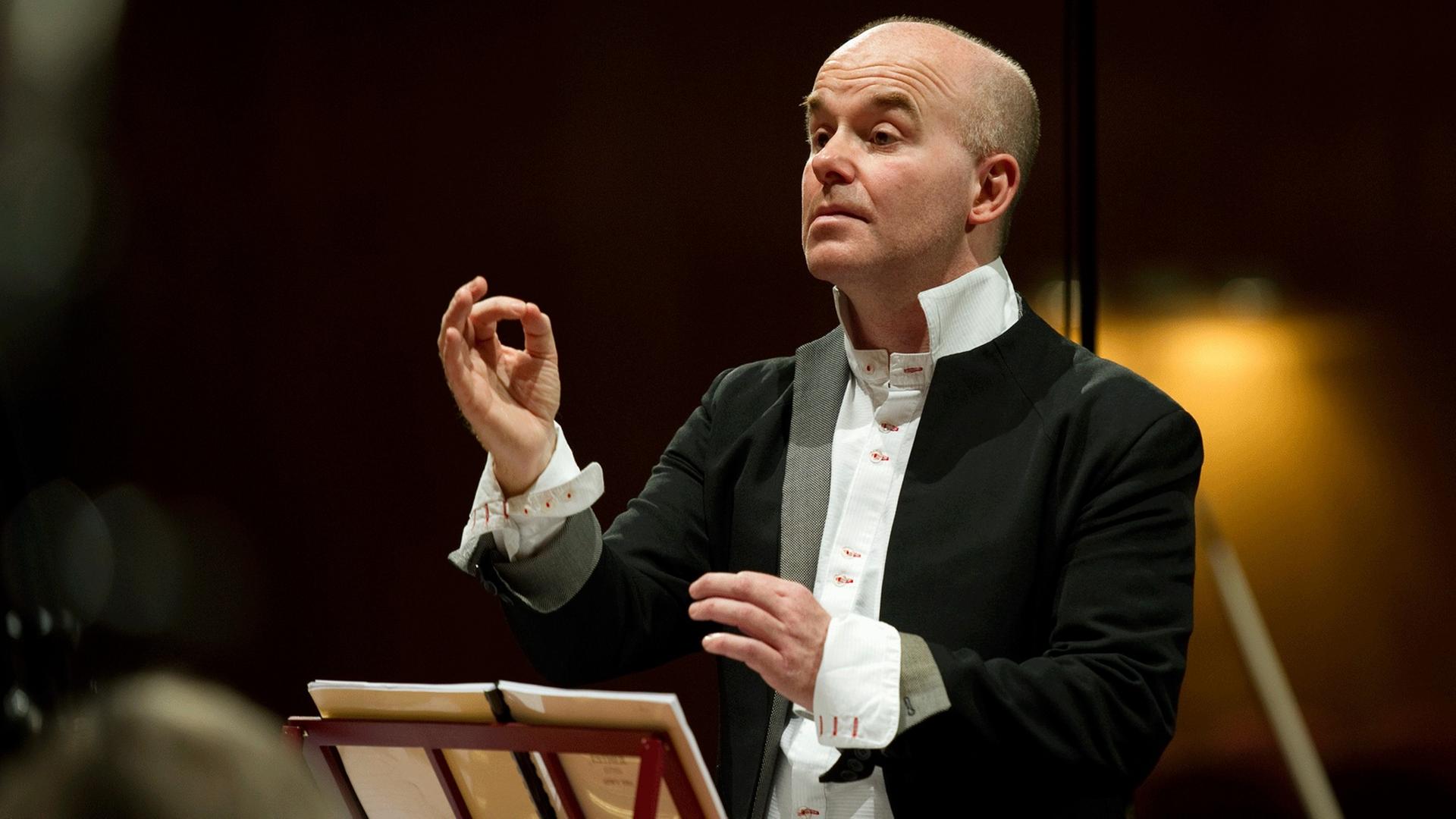 Der Dirigent und musikalische Leiter der Göttinger Händelfestspiele Laurence Cummings Der Dirigent und musikalische Leiter der Göttinger Händelfestspiele Laurence Cummings