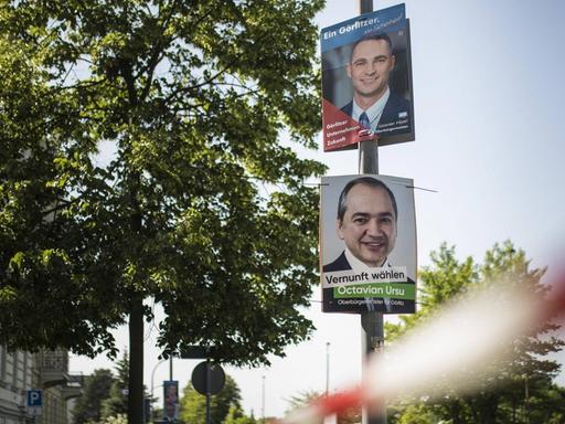 Octavian Ursu (CDU) tritt in einer Stichwahl gegen Sebastian Wippel (AfD) um das Amt des Oberbürgermeisters von Görlitz an