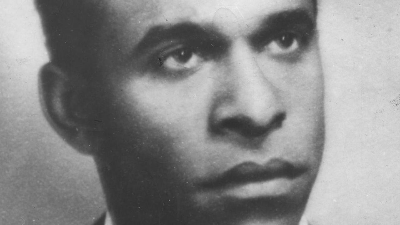 Historisches Porträt von Frantz Fanon. Historisches Porträt von Frantz Fanon.