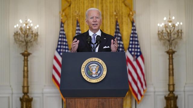 US-Präsident Joe Biden spricht zur Lage in Aghanistan