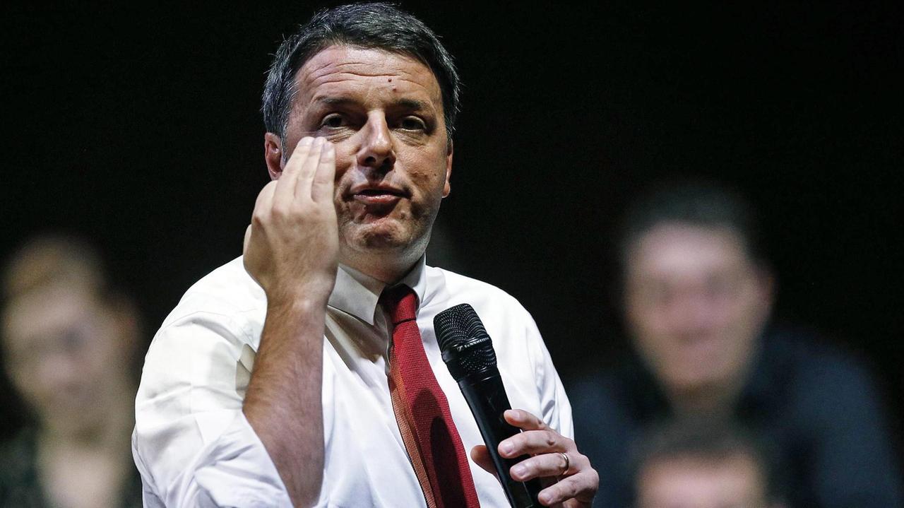 Der italienische Ministerpräsident Matteo Renzi. Der italienische Ministerpräsident Matteo Renzi.