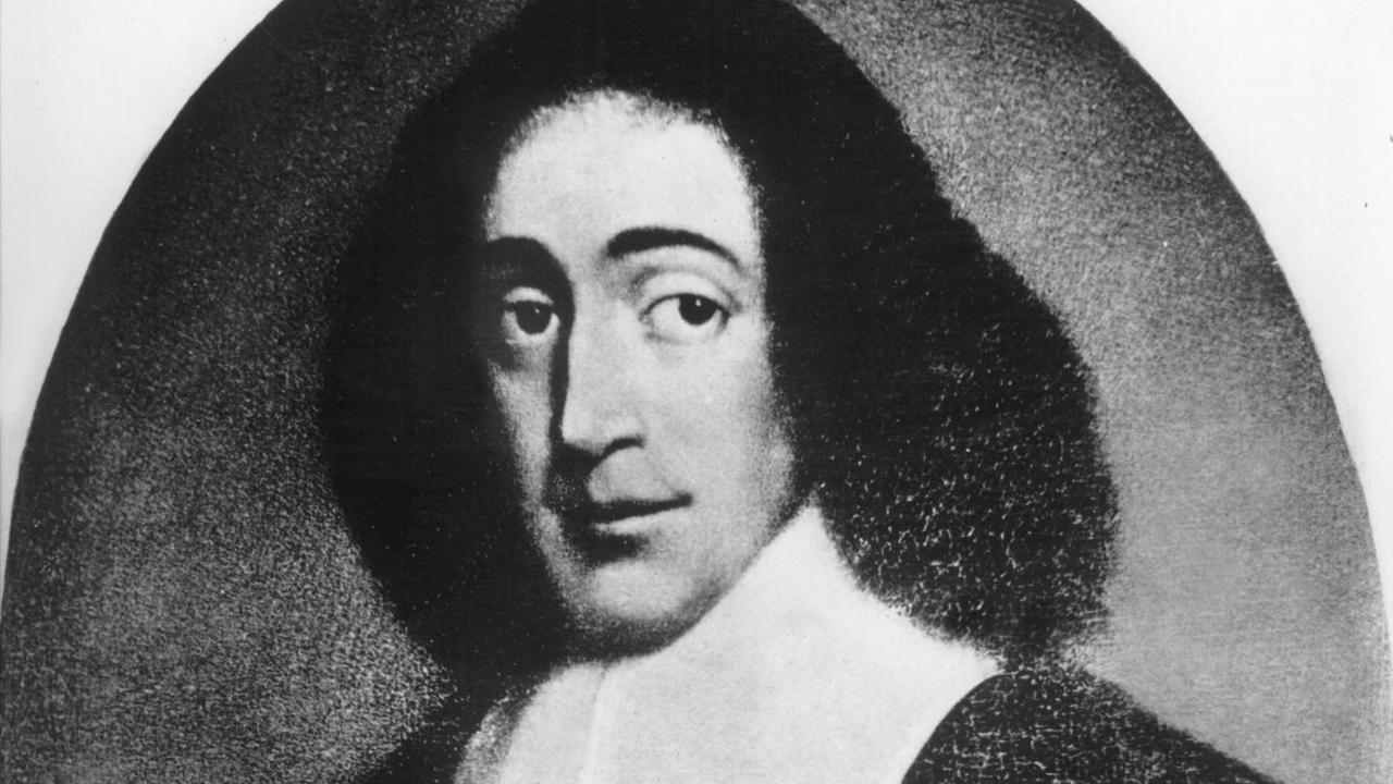 Undatiertes Gemälde des niederländischen Philosophen Baruch Spinoza. Er wurde am 24.11.1632 in Amsterdam geboren und verstarb am 21.11.1677 in Den Haag. Undatiertes Gemälde des niederländischen Philosophen Baruch Spinoza. Er wurde am 24.11.1632 in Amsterdam geboren und verstarb am 21.11.1677 in Den Haag.