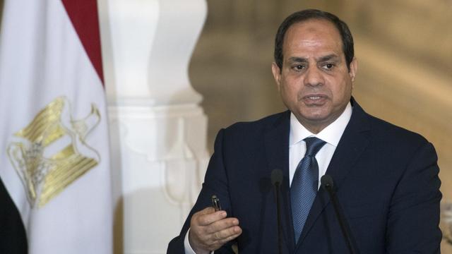 Abdelfattah al-Sisi im Palast in Kairo