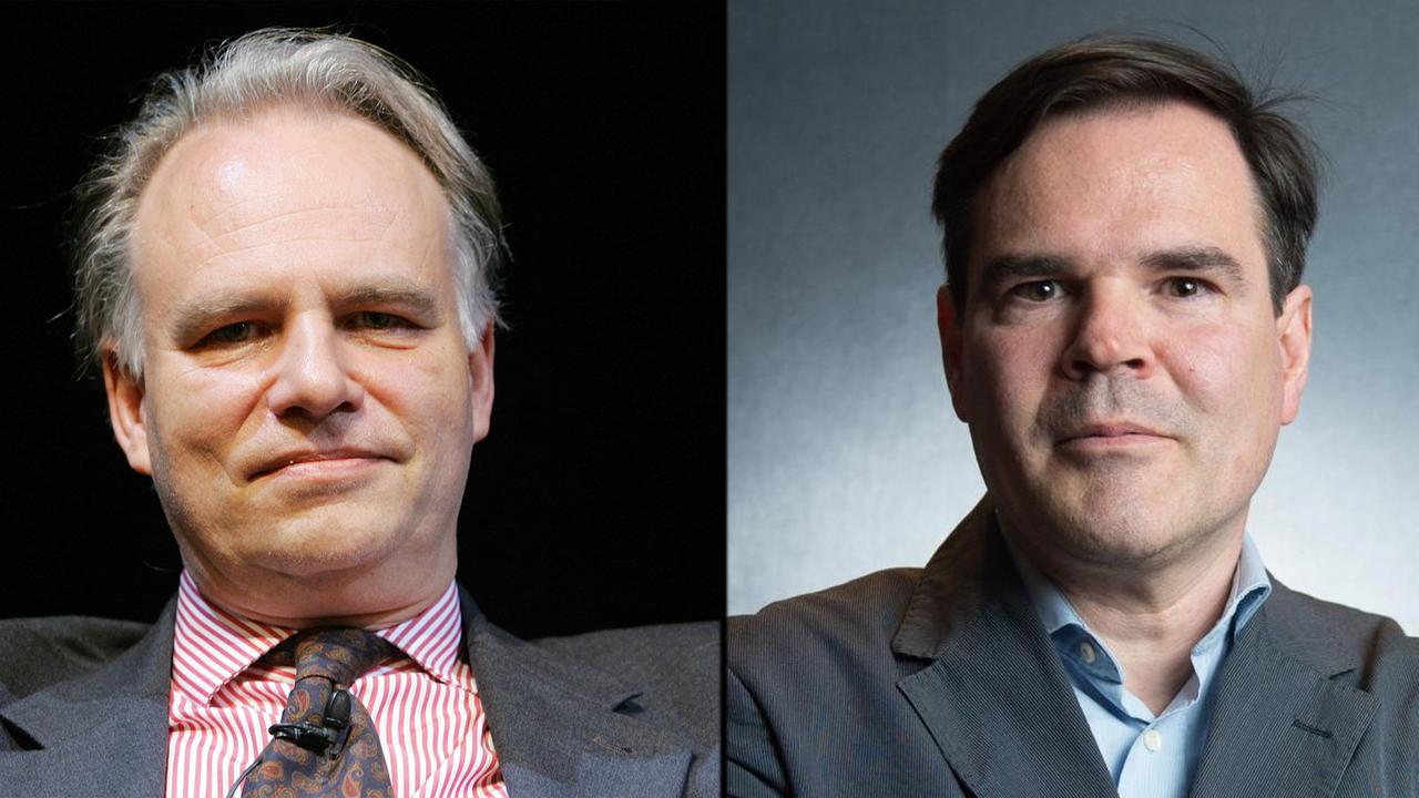 Der "Zeit"-Redakteur Jens Jessen (links) und der Dresdener Autor Uwe Tellkamp. Der "Zeit"-Redakteur Jens Jessen (links) und der Dresdener Autor Uwe Tellkamp.