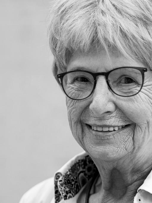 Die Schriftstellerin Mirjam Pressler bei einer Lesung in München am 13. Juni 2018