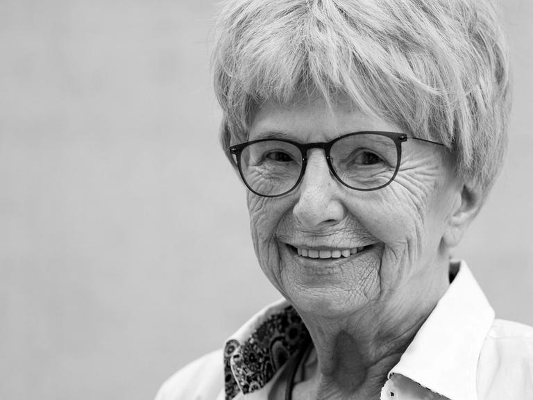 Die Schriftstellerin Mirjam Pressler bei einer Lesung in München am 13. Juni 2018