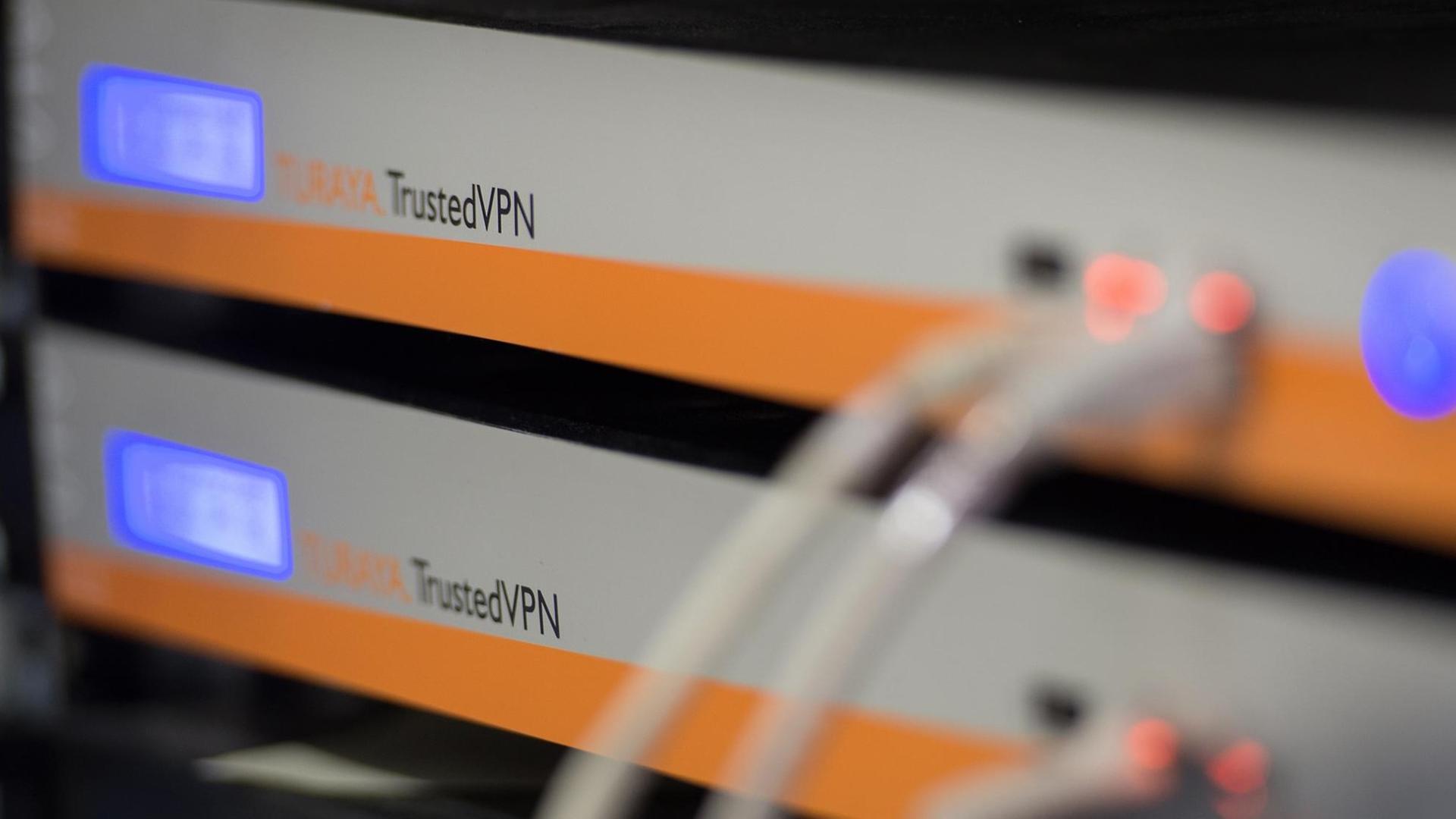 Ein Servermodul, das Verbindungen via "Trusted VPN" unterstützt. Ein Servermodul, das Verbindungen via "Trusted VPN" unterstützt.