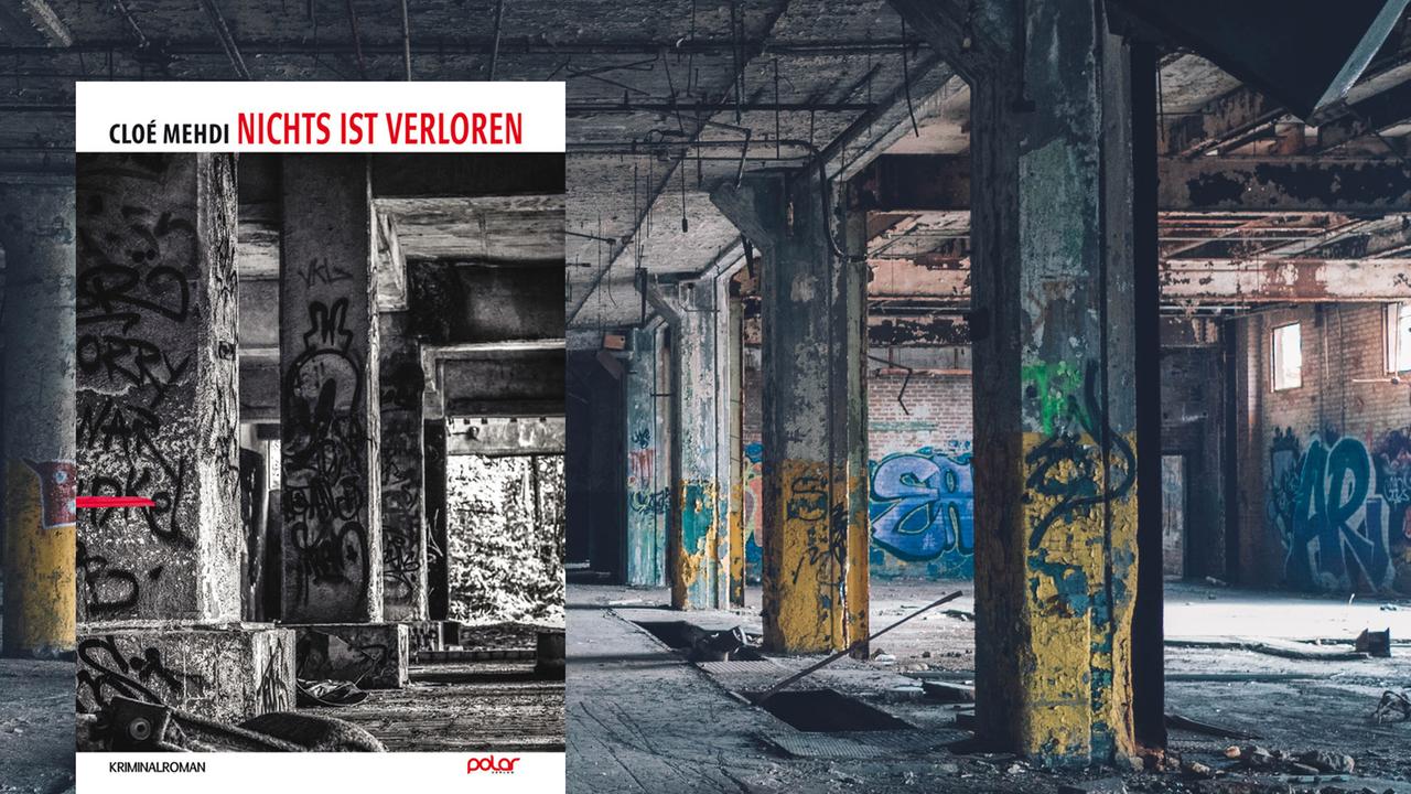 Buchcover von "Nichts ist verloren" von Cloe Mehdi vor Hintergrund.