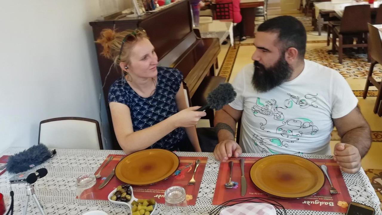 Abschlussessen im armenischen Restaurant Abschlussessen im armenischen Restaurant