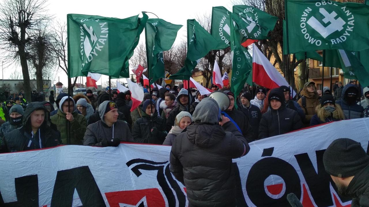 Marsch der Nationalisten in Hajnowka Marsch der Nationalisten in Hajnowka