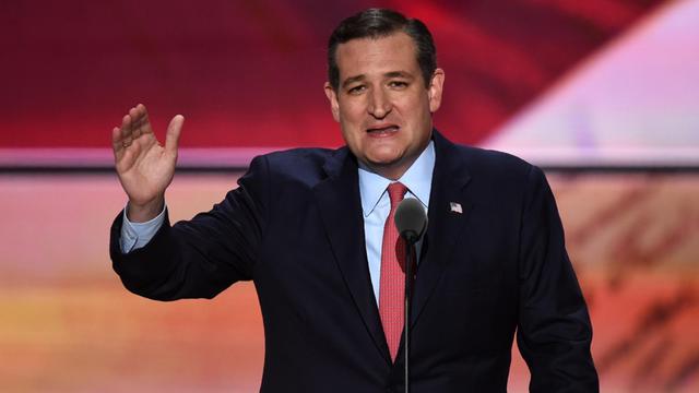 Ted Cruz, Senator von Texas, spricht beim Parteitag der Republikaner in Cleveland.