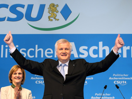 Bayerns Ministerpräsident Horst Seehofer Bayerns Ministerpräsident Horst Seehofer