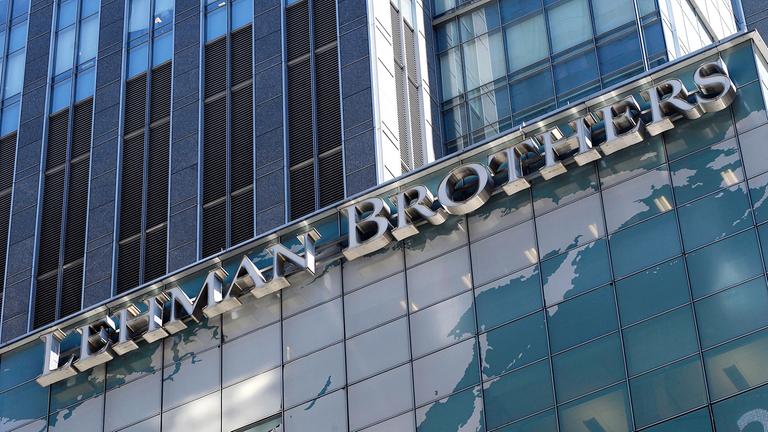 Geschäftssitz der Bank "Lehman Brothers" im Jahr 2008 - die Insolvenz brachte die weltweiten Finanzmärkte an ihre Grenzen.