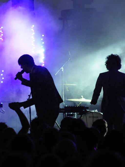 Das Berliner Duo Bodi Bill tritt während des Berlin Festivals 2009 auf.
