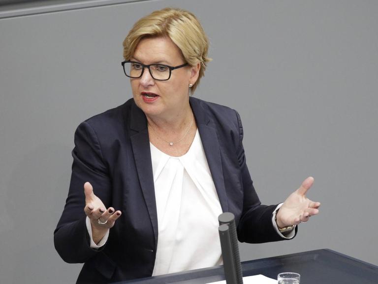 Die stellvertretende Fraktionsvorsitzende der SPD im Bundestag, Eva Högl.