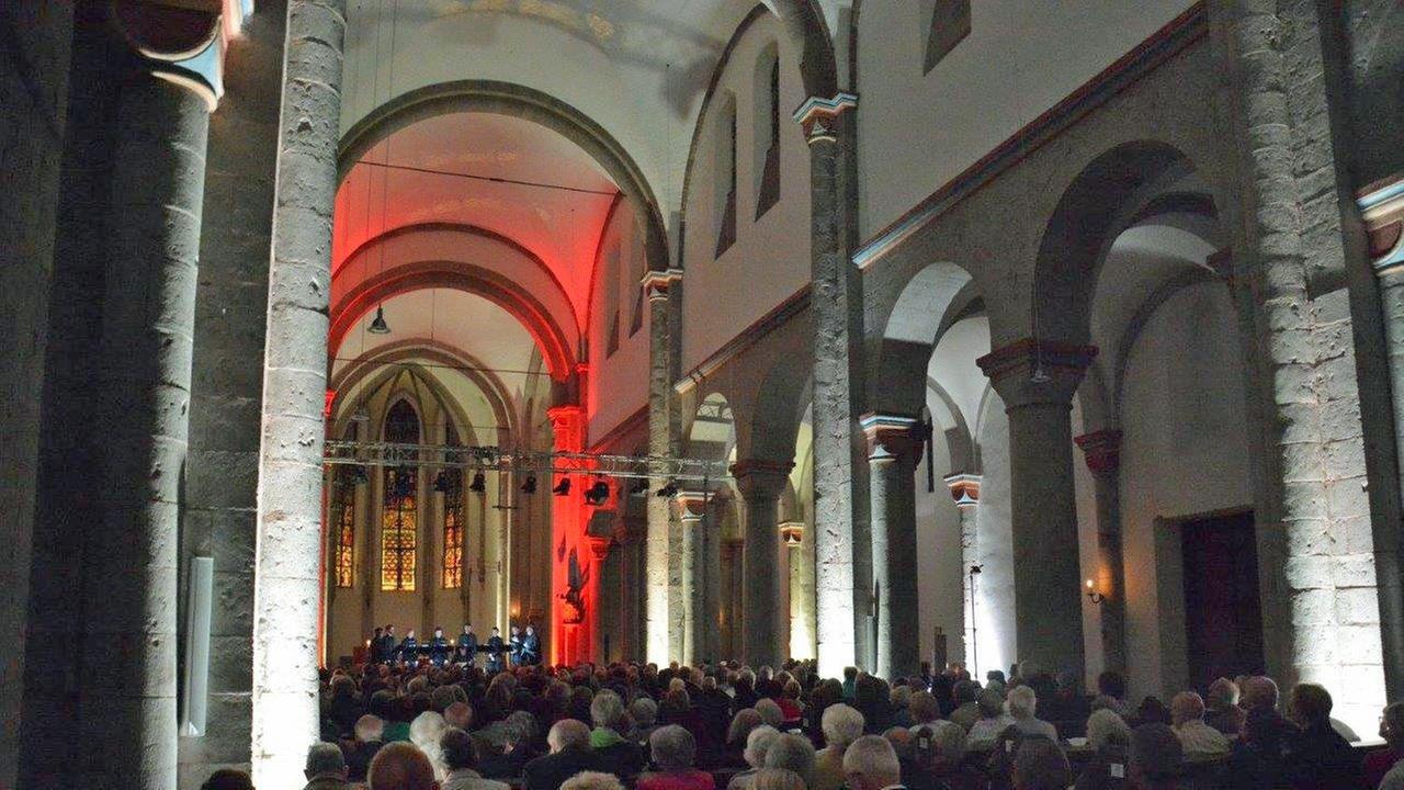 Vox Werdensis während des Konzertes in Kloster Knechsteden 2016