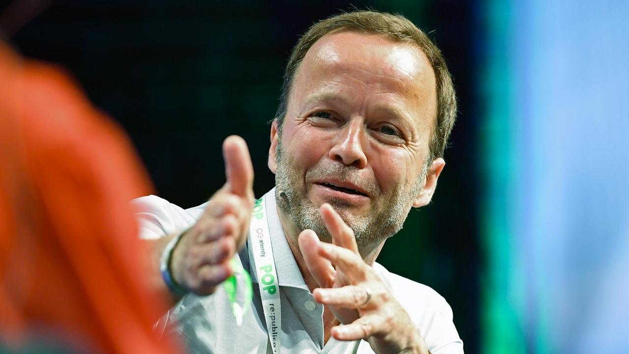 Georg Restle, Journalist, spricht auf der Internetkonferenz re:publica im Mai 2018 in Berlin. Georg Restle, Journalist, spricht auf der Internetkonferenz re:publica im Mai 2018 in Berlin.