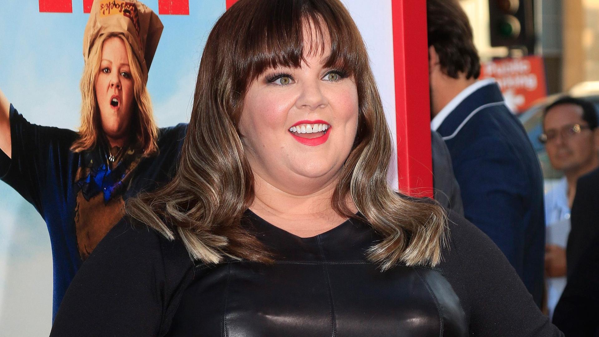 Die US-Schauspielerin und Produzentin Melissa McCarthy bei der Premiere von "Tammy" in Los Angeles. Die US-Schauspielerin und Produzentin Melissa McCarthy bei der Premiere von "Tammy" in Los Angeles.