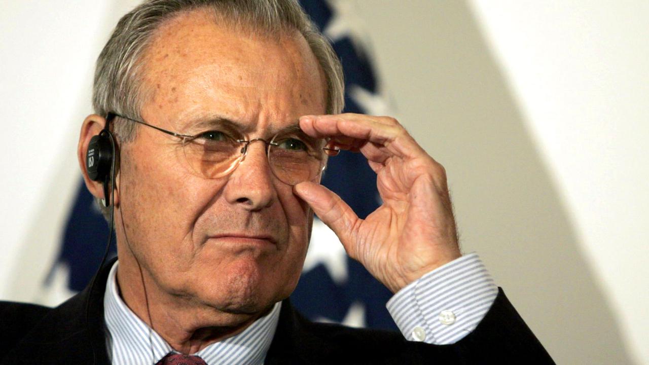 Der frühere US-Verteidigungsminister Donald Rumsfeld