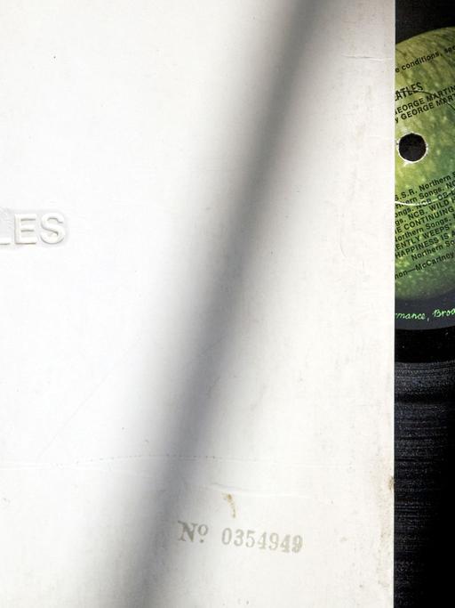 Die Originalpressung des White Album - mit Seriennummer auf dem Cover