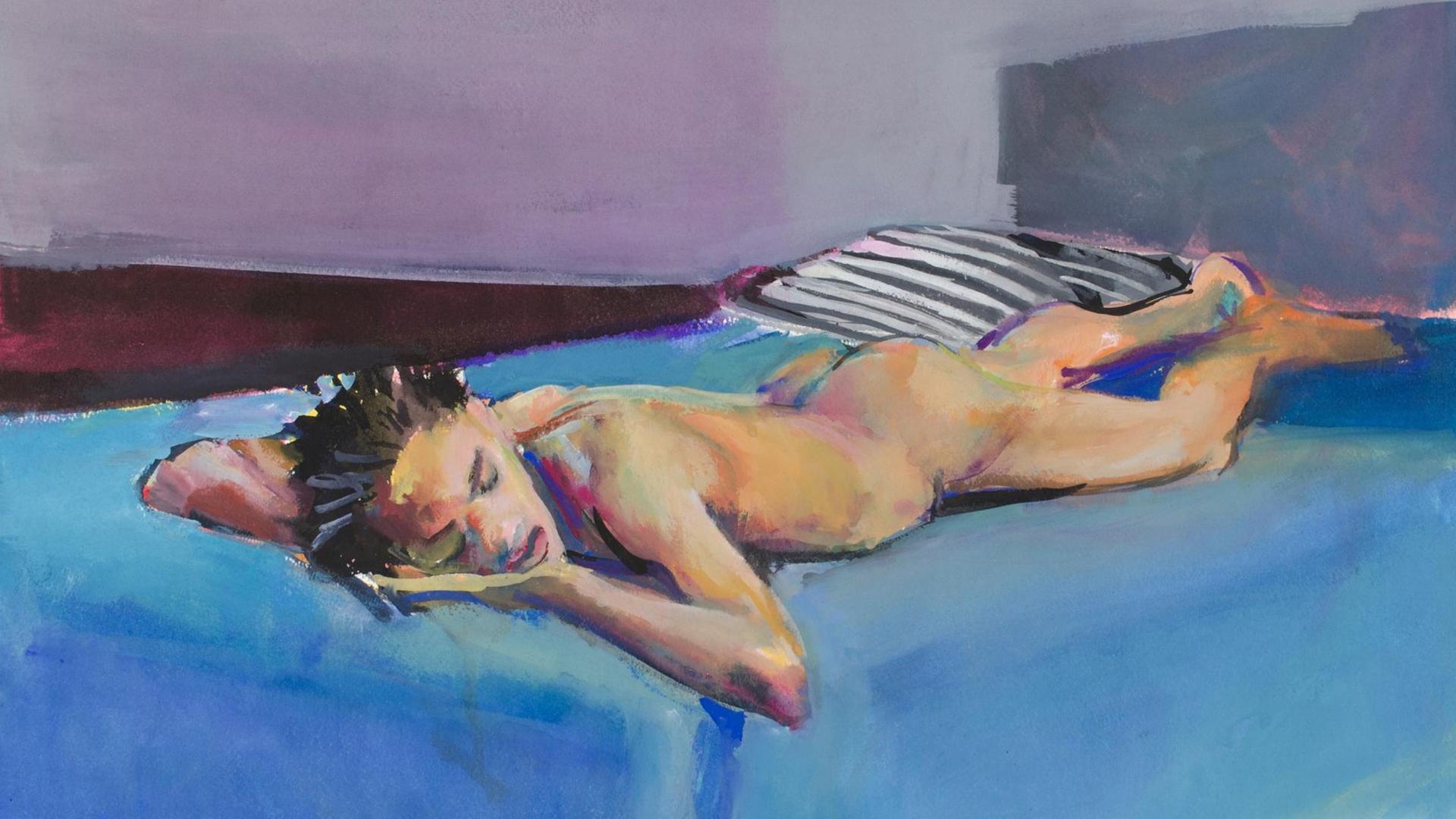 Patrick Angus, Reclining Nude Darien, 1989 Patrick Angus, Reclining Nude Darien, 1989