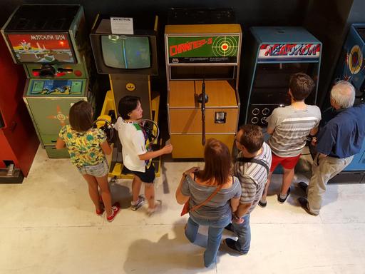 Einblick in das Moskauer Spieleautomatenmuseum.