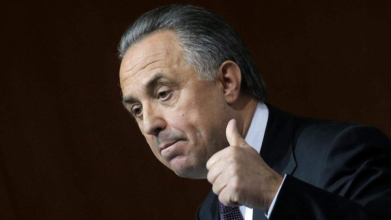 Der Chef des russischen Fußballverbands Witali Mutko. Der Chef des russischen Fußballverbands Witali Mutko.