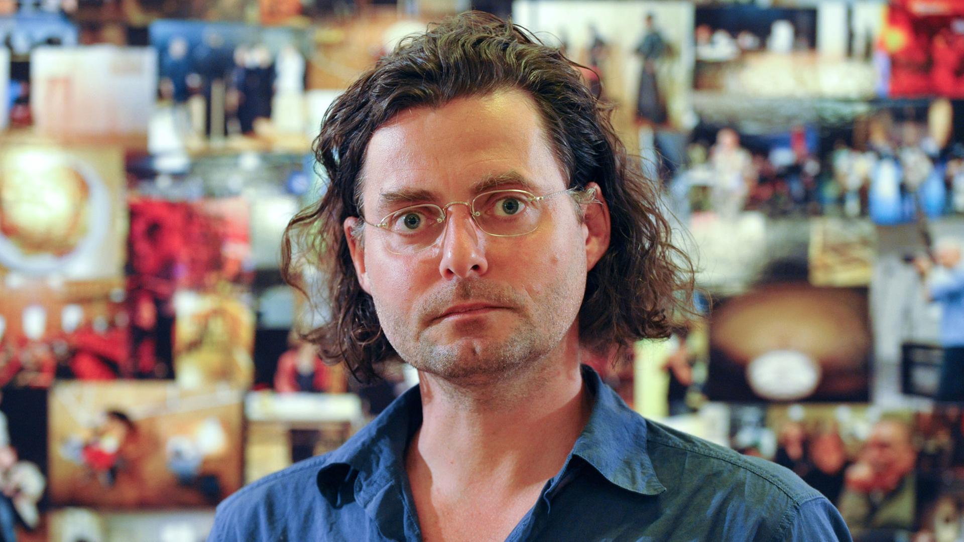 Regisseur Sebastian Hartmann, 2008 auf einer Pressekonferenz in Leipzig Regisseur Sebastian Hartmann, 2008 auf einer Pressekonferenz in Leipzig