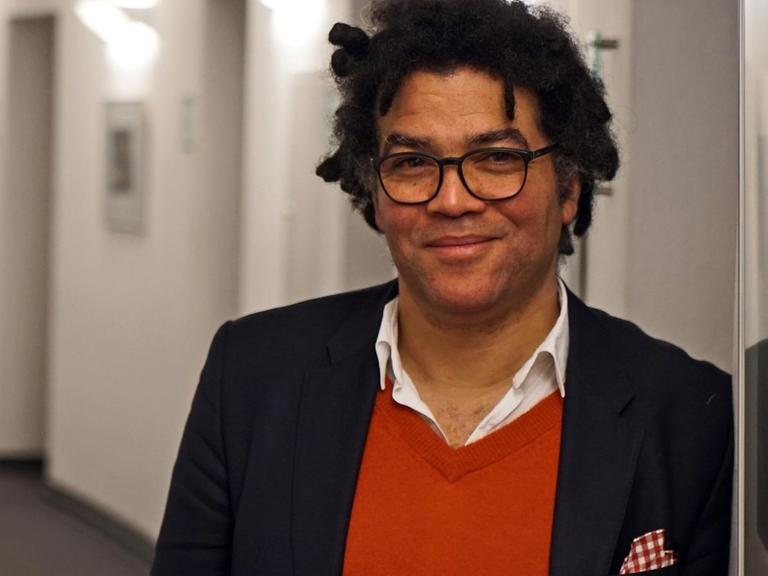 Der kulturpolitische Korrespondent der Wochenzeitung "Die Zeit", Ijoma Mangold zu Gast bei Deutschlandfunk Kultur in Berlin