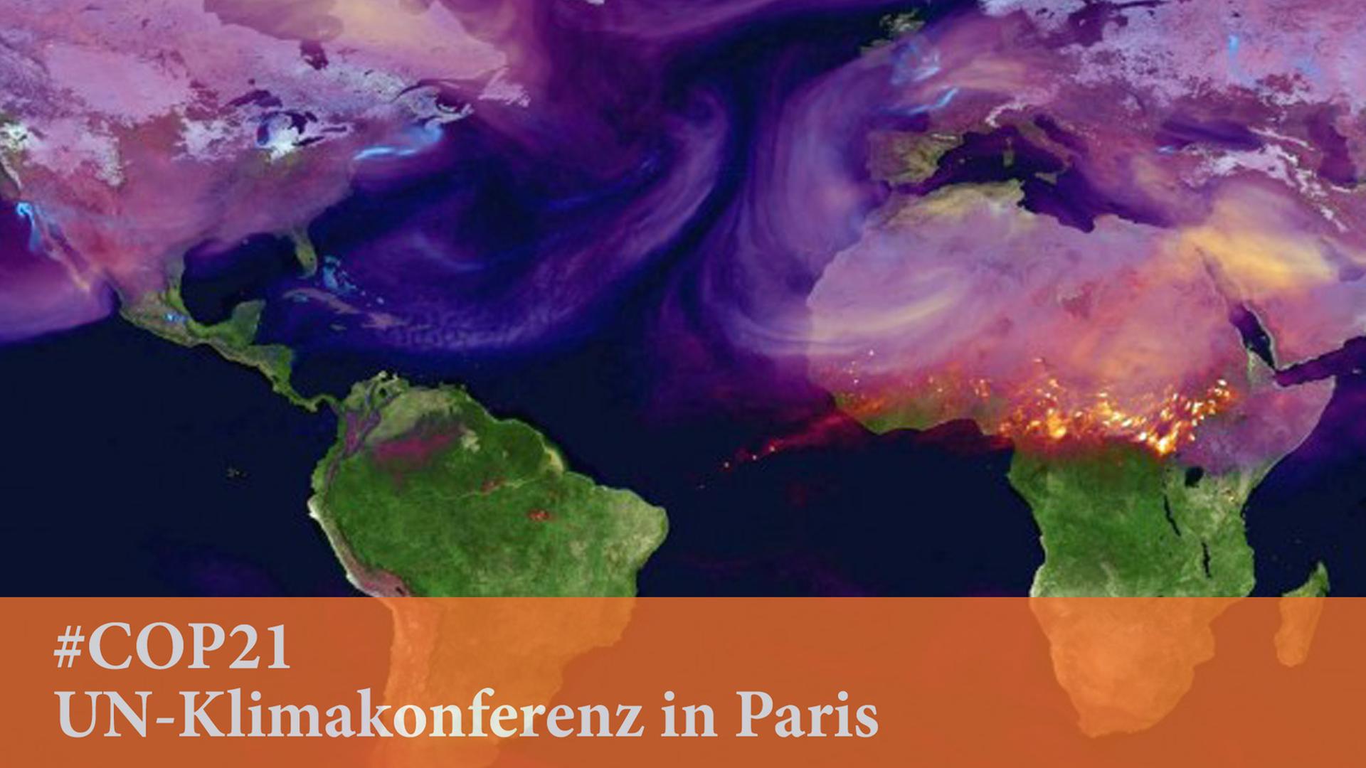 Die Kohlendioxidkonzentration auf der Erde. Rote Flächen zeigen hohe Konzentrationen etwa von Auspuffgasen. Blaue Flächen zeigen hohe CO2-Konzentrationen über städtischen Zentren. Die Kohlendioxidkonzentration auf der Erde. Rote Flächen zeigen hohe Konzentrationen etwa von Auspuffgasen. Blaue Flächen zeigen hohe CO2-Konzentrationen über städtischen Zentren.