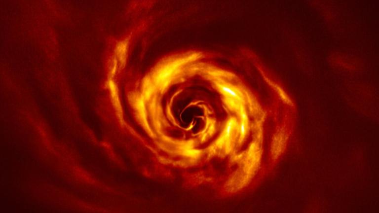 Die Staubscheibe um AB Aurigae, in der gerade Planeten entstehen Die Staubscheibe um AB Aurigae, in der gerade Planeten entstehen