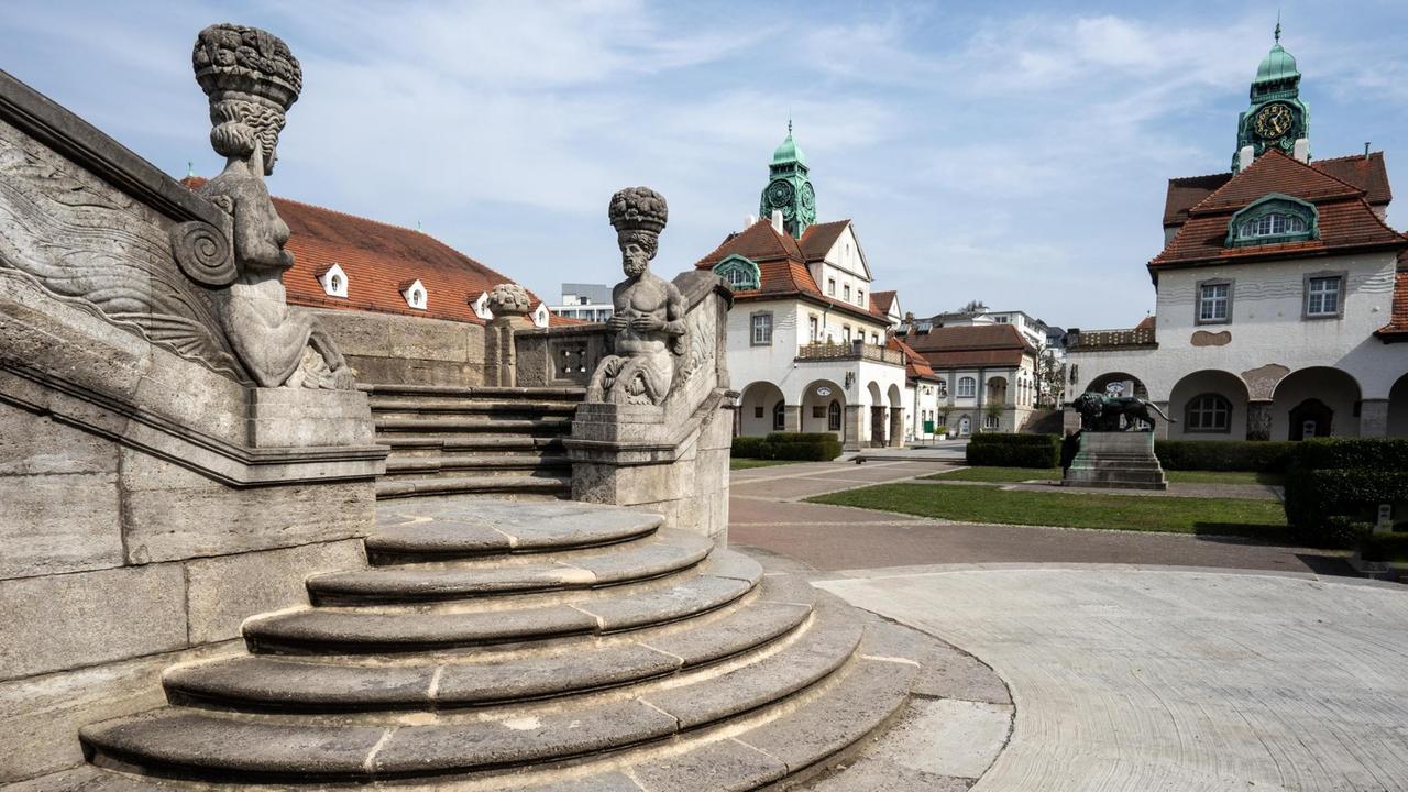 Jugendstil Kuranlage Sprudelhof in Bad Nauheim Jugendstil Kuranlage Sprudelhof in Bad Nauheim