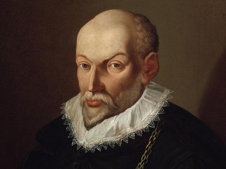 Anonymes Porträt des Komponisten Roland de Lassus (Orlando di Lasso) (1532-1594).