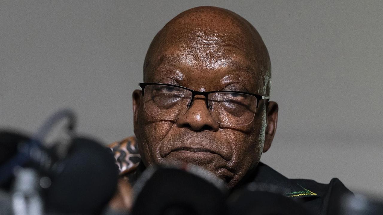 Der ehemalige südafrikanische Präsident Jacob Zuma Der ehemalige südafrikanische Präsident Jacob Zuma