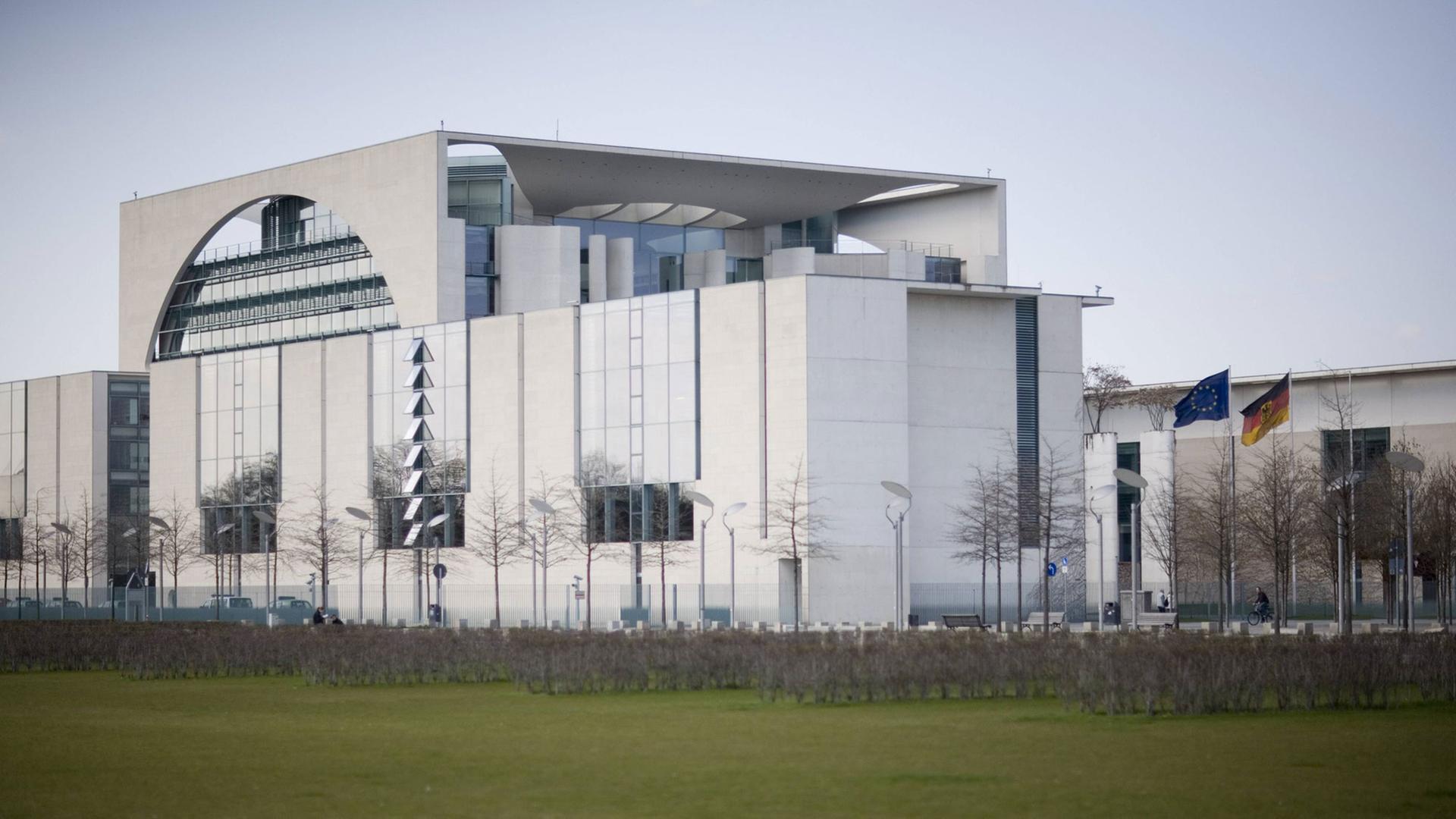 Außenansicht des Bundeskanzleramts in Berlin Außenansicht des Bundeskanzleramts in Berlin