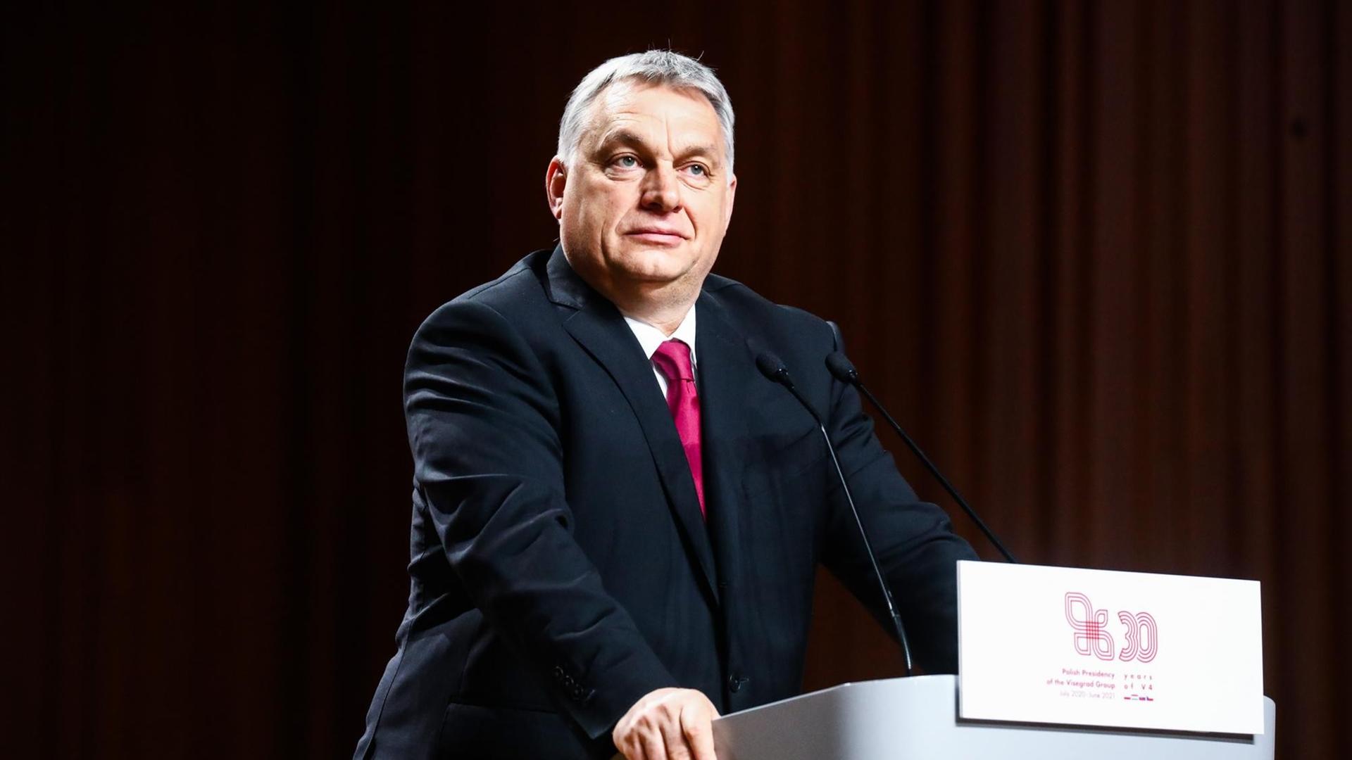 Der Minister-Präsident von Ungarn, Viktor Orban Der Minister-Präsident von Ungarn, Viktor Orban