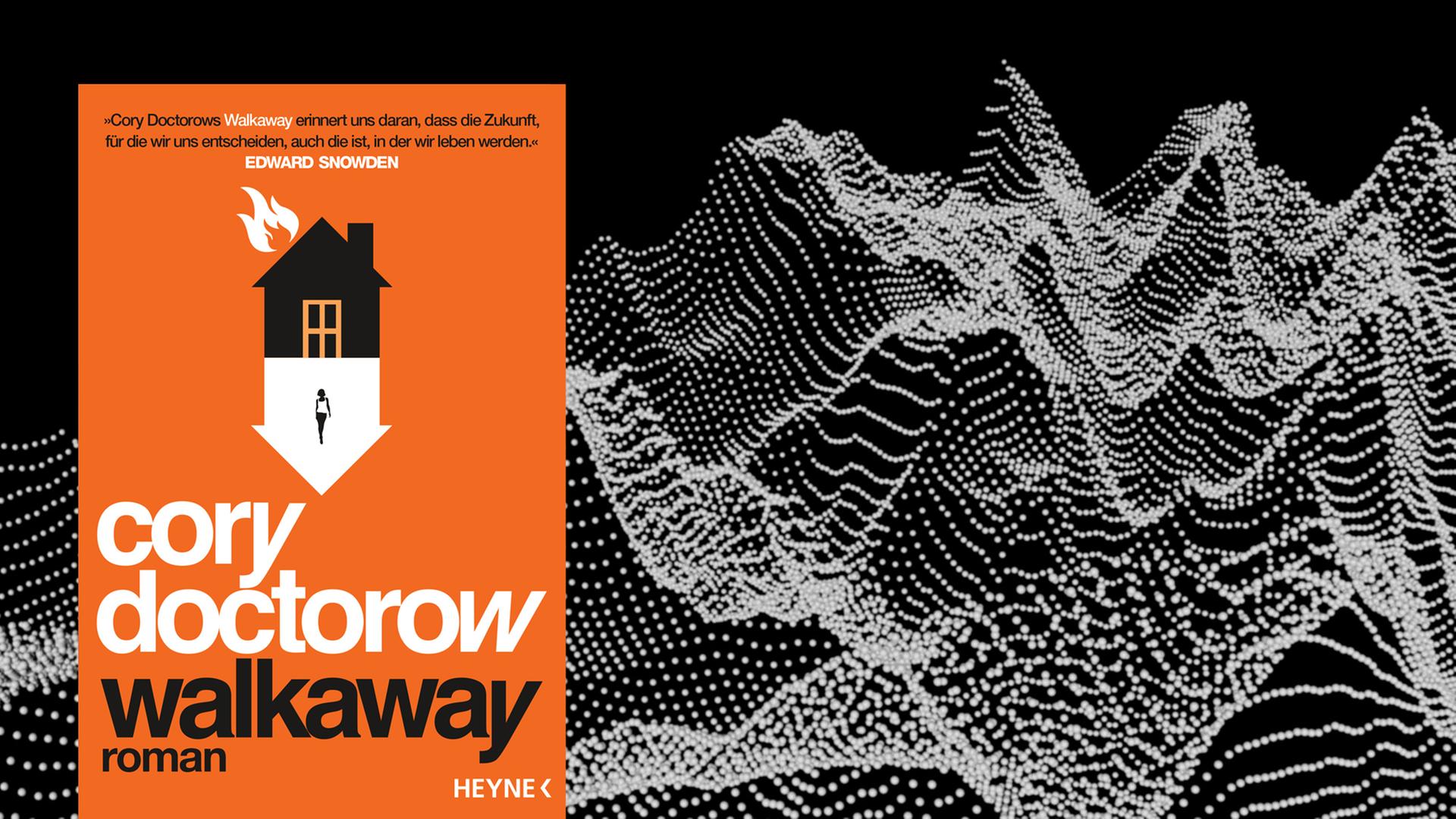 Cover von dem Science-Fiction-Roman "Walkaway", im Hintergrund eine durch den Computer geschaffene abstrakte Landschaft. Cover von dem Science-Fiction-Roman "Walkaway", im Hintergrund eine durch den Computer geschaffene abstrakte Landschaft.