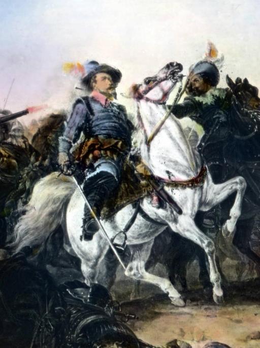 Der Tods des schwedischen Königs Gustav Adolf in der Schlacht bei Lützen (1632)