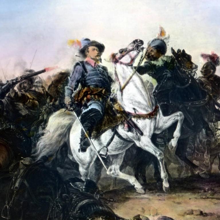 Der Tods des schwedischen Königs Gustav Adolf in der Schlacht bei Lützen (1632)