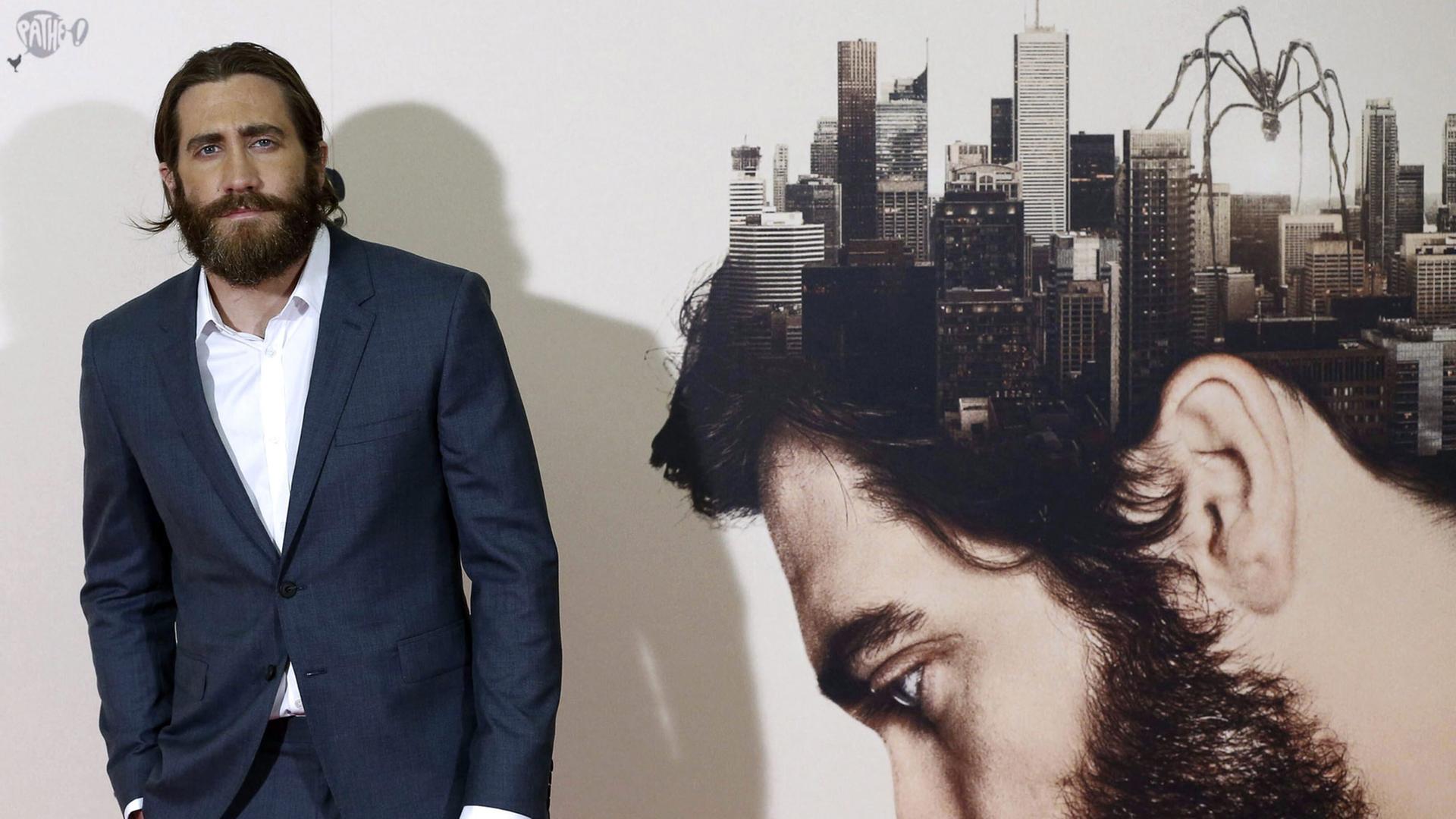Der US-Schauspieler Jake Gyllenhaal bei der Premiere von "Enemy" am 20.3.2014 in Madrid