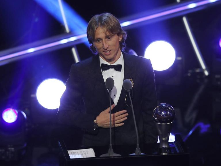Luka Modric bei einer Preis-Verleihung