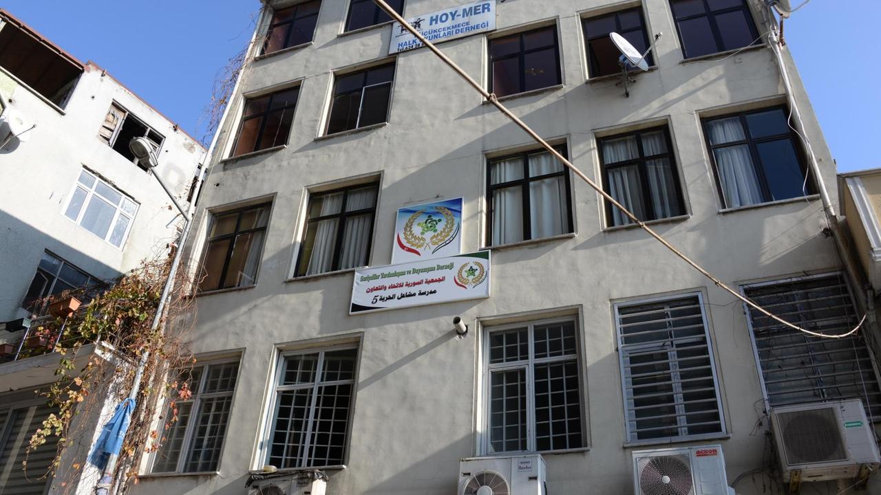Das Gebäude der «Fackeln-der-Freiheit-Schule» in Istanbul. 